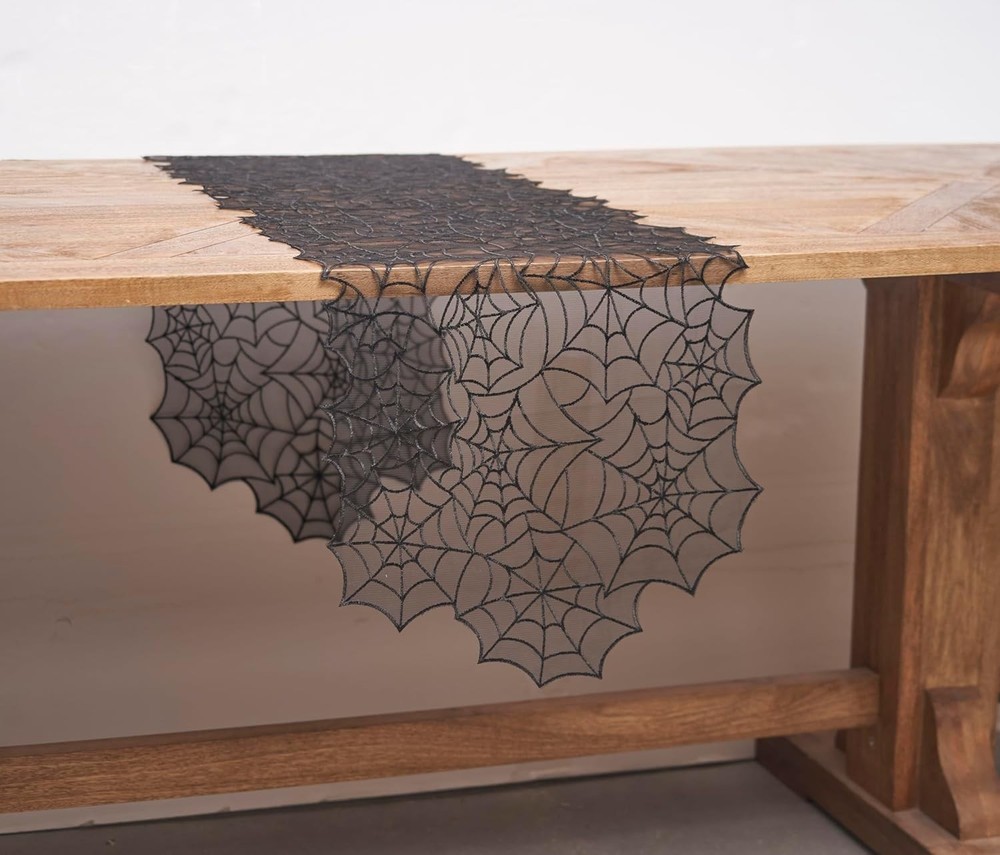 C&F Home Table Runner, Spider Web (C842662667A)