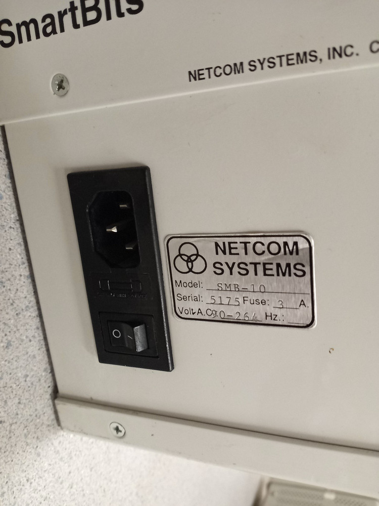 NetCom SMB-10 SmartBits Network Analyzer With Power Cord (No Modules)