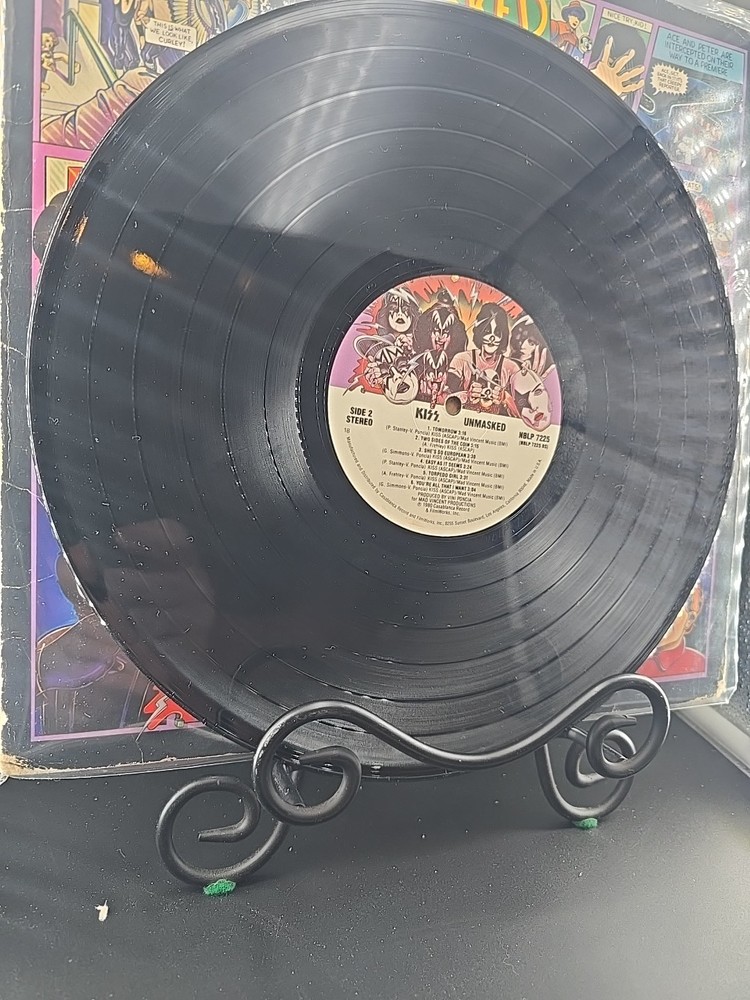 KISS Unmasked Autographed Inner Peter Chris & Ace Frehley Casablanca VG+/VG