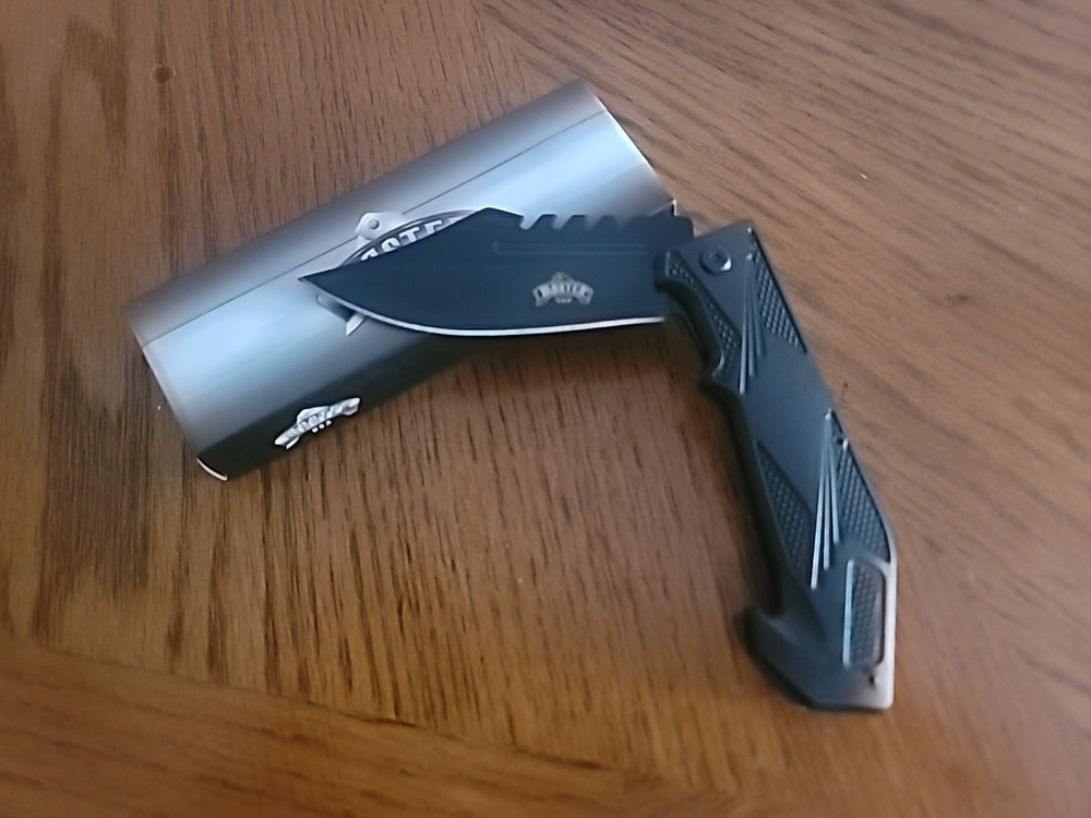 Master Usa Spring Assisted Knife 8 Inch Open