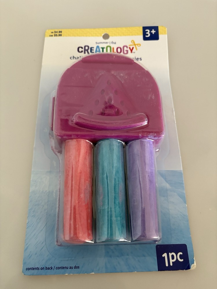 CREATOLOGY CHALK WITH CHALK HOLDER 3 PC