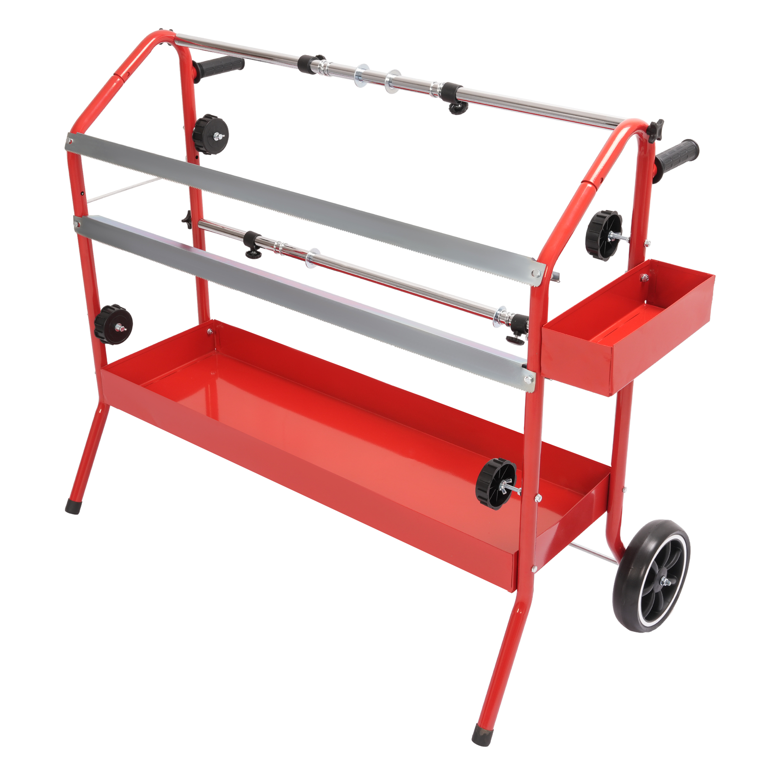 Mobile 18" Multi-Roll Masking Paper Machine With Storage Trays Auto Body Paint