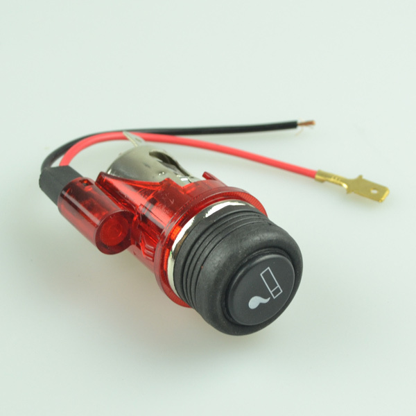 12v Illuminated Car Cigarette Cigar Lighter Socket Replacement Kit Light Up