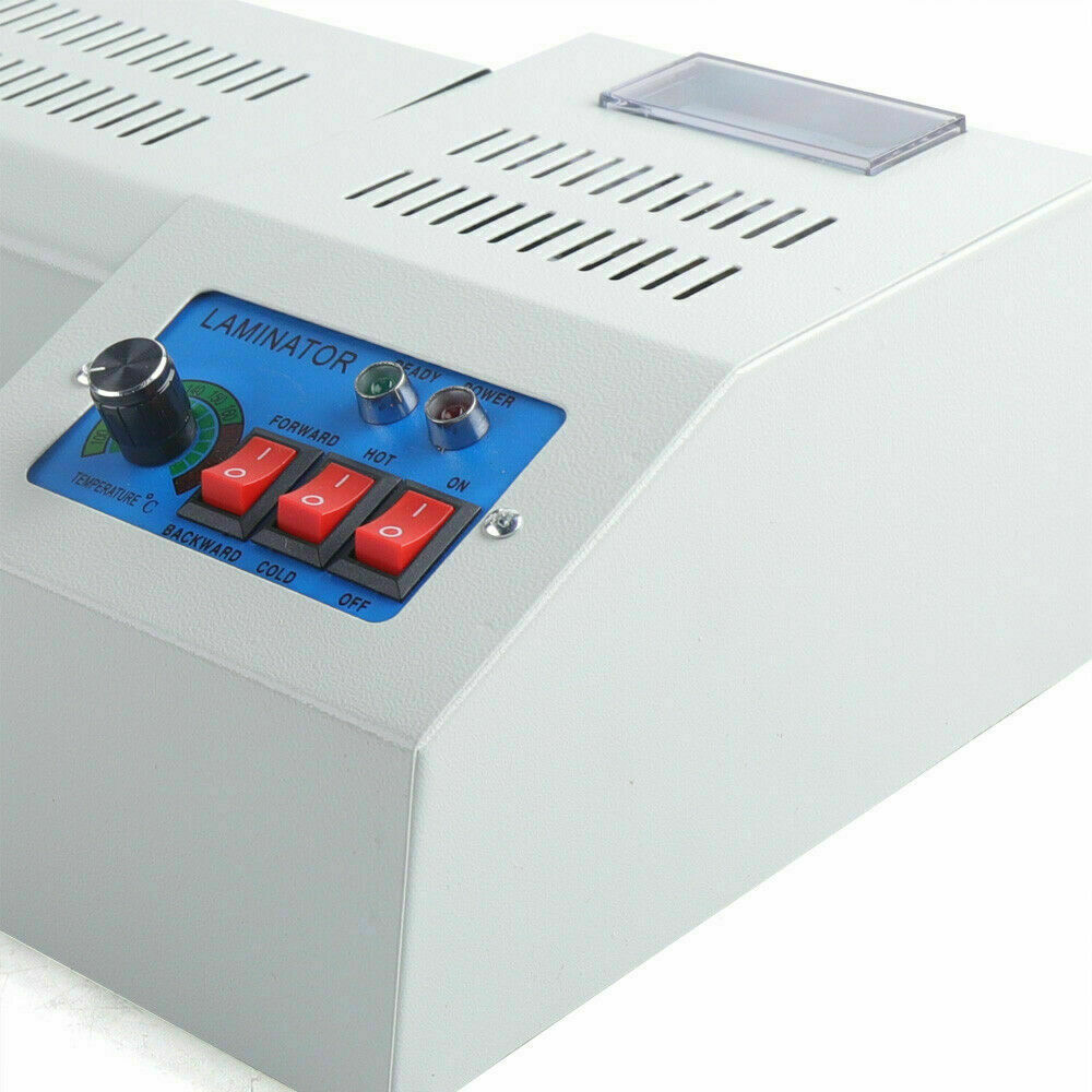 13" Laminating Machine A3 A4 Thermal Laminator Machine 4 Roller Hot Cold Film