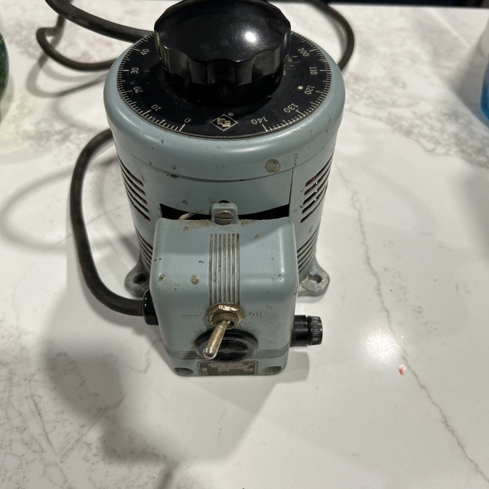 Variable Autotransformer Powerstat Type 116 0-140V 120V Input. Free Shipping!!