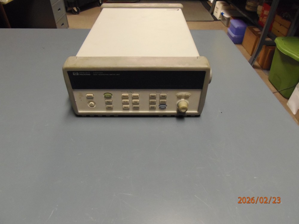 HP Hewlett Packard 34970A Data Acquisition Switch Unit