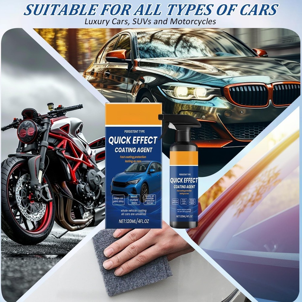 Advanced Car Quick-Acting Coating Agent Spray, Car Coating Spray, Quick Effect