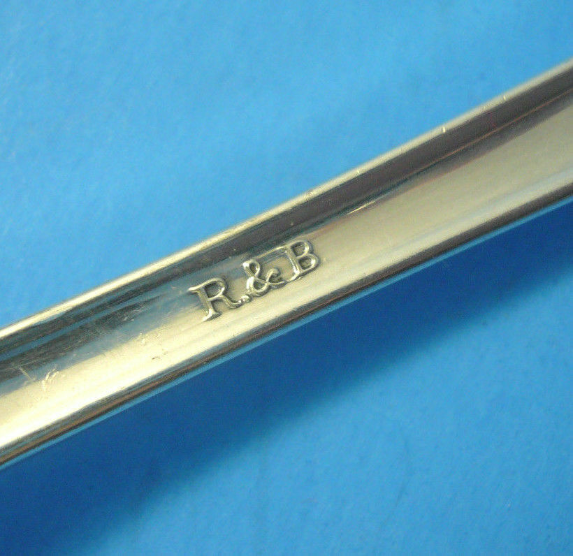 R&B 1923 Ideal Solid Cold Meat Fork Silverplate