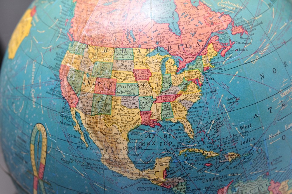 Vintage CRAM's IMPERIAL 12" World Globe