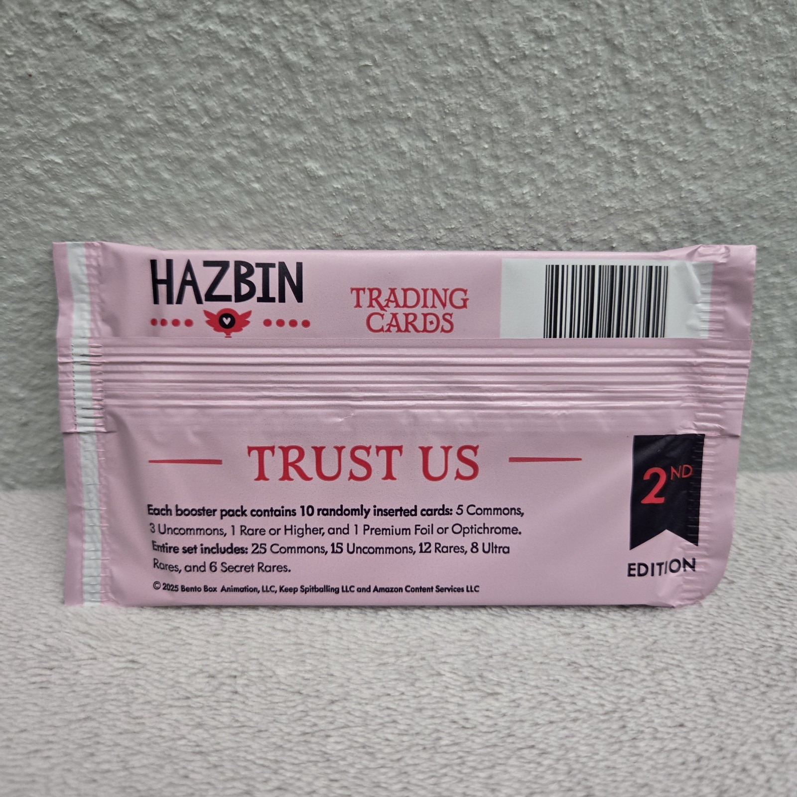 LOT 10x Hazbin Hotel Season 2 Trading Cards 2nd Edition Booster Packs