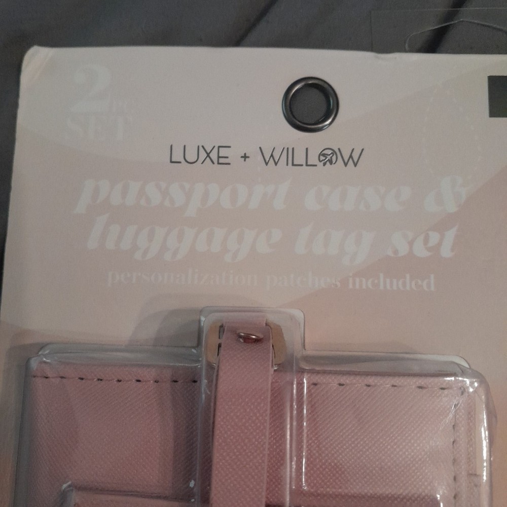 Luxe + Willow Passport Case & Luggage Tag Set