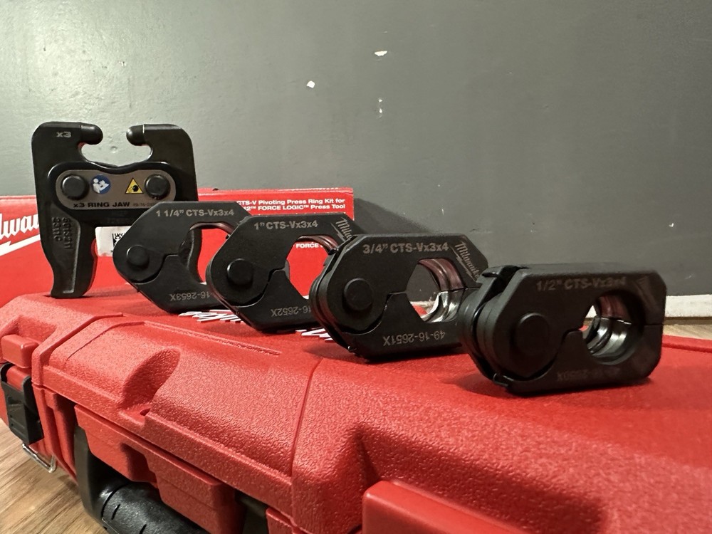 Milwaukee Pivoting Press Ring Kit BundleFor M12 Force Logic