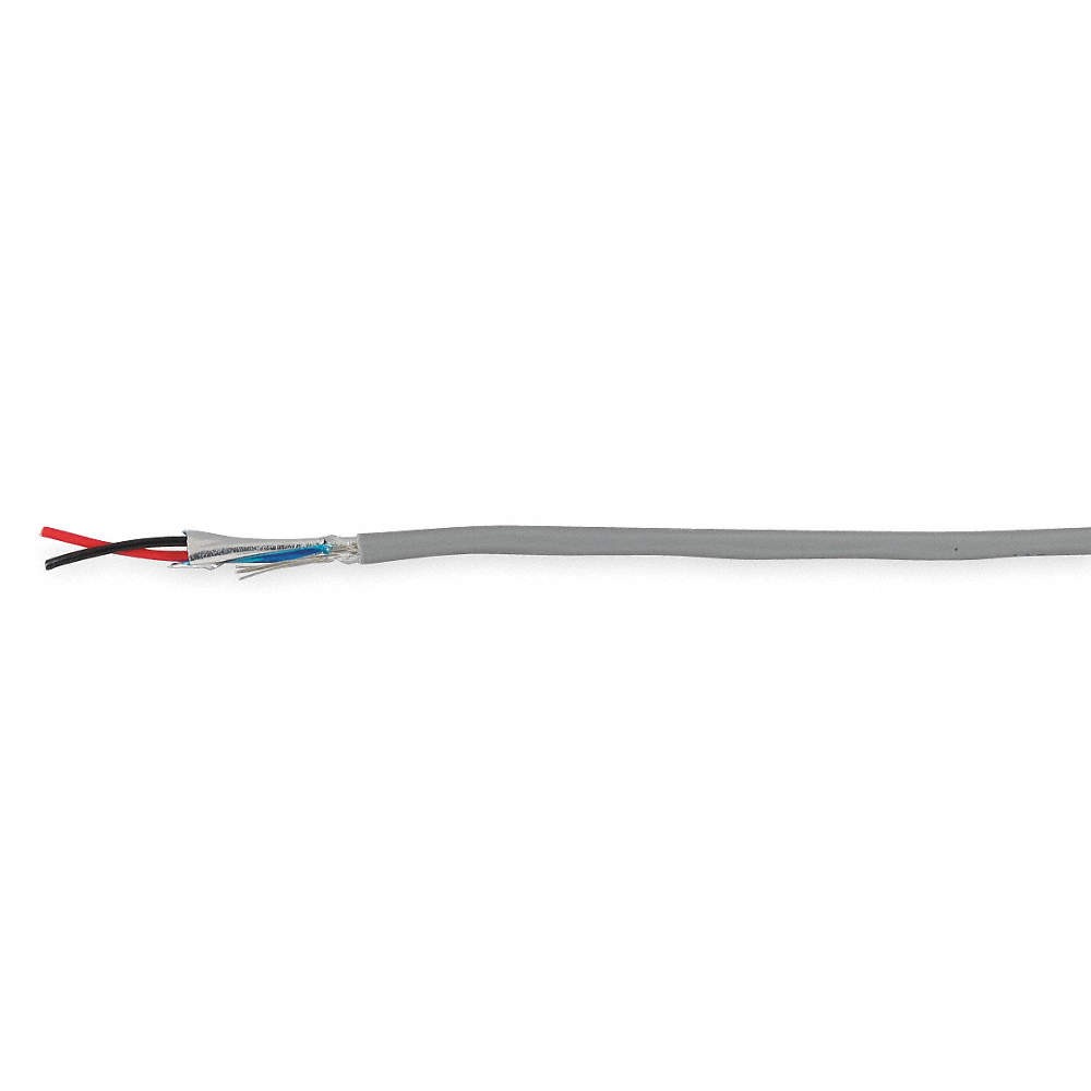 CAROL E2002S.30.10 Data Cable,Riser,2 Wire,Gray,1000ft 4DPK1