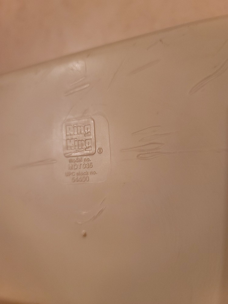 Ring King 5.25" Disk Diskette Storage Holder Case plastic floppy disc storage