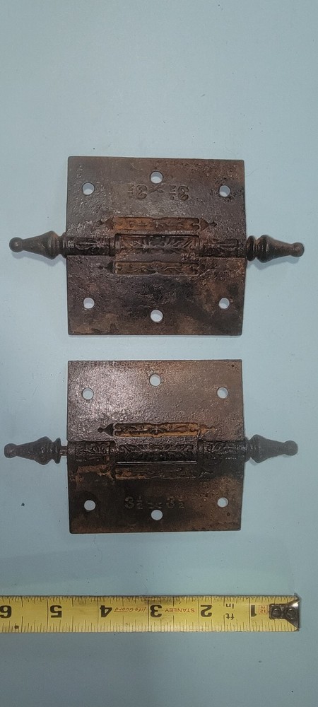 Antique Door Hinges Set