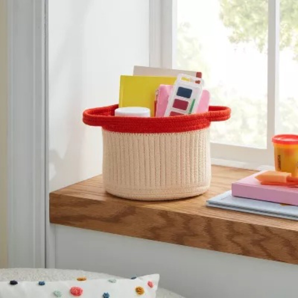 Coiled Rope Kids' Storage Basket