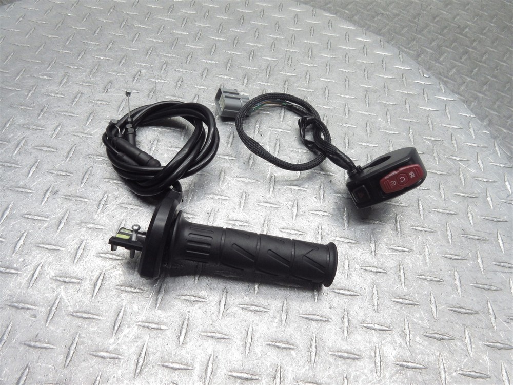 2024 CF Moto 450SS ORM Right Switch Throttle Control Cable Handlebar Grip *READ*