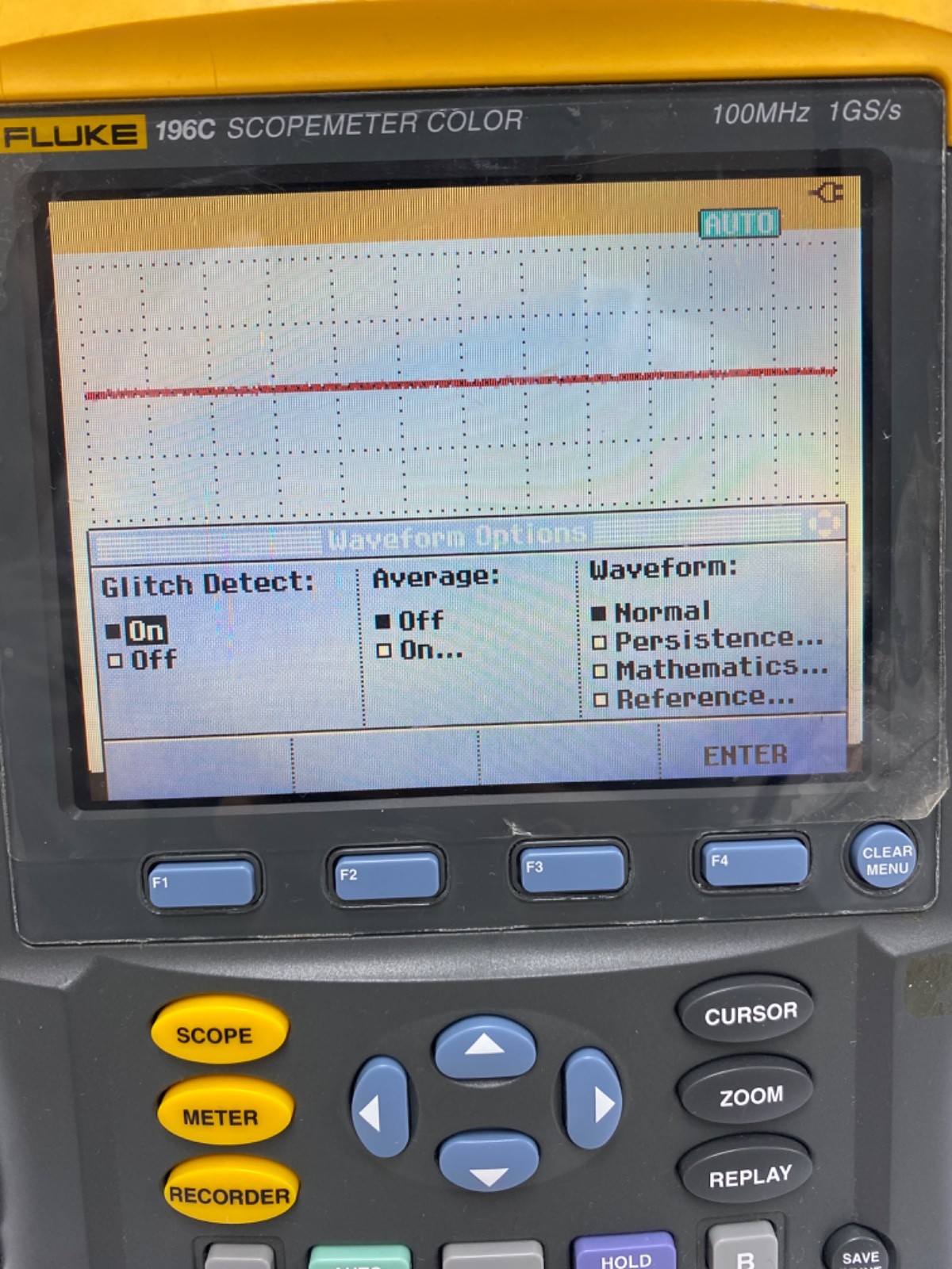 Fluke 196C Digital Oscilloscope ScopeMeter Color Handheld 1GS/s 100mhz