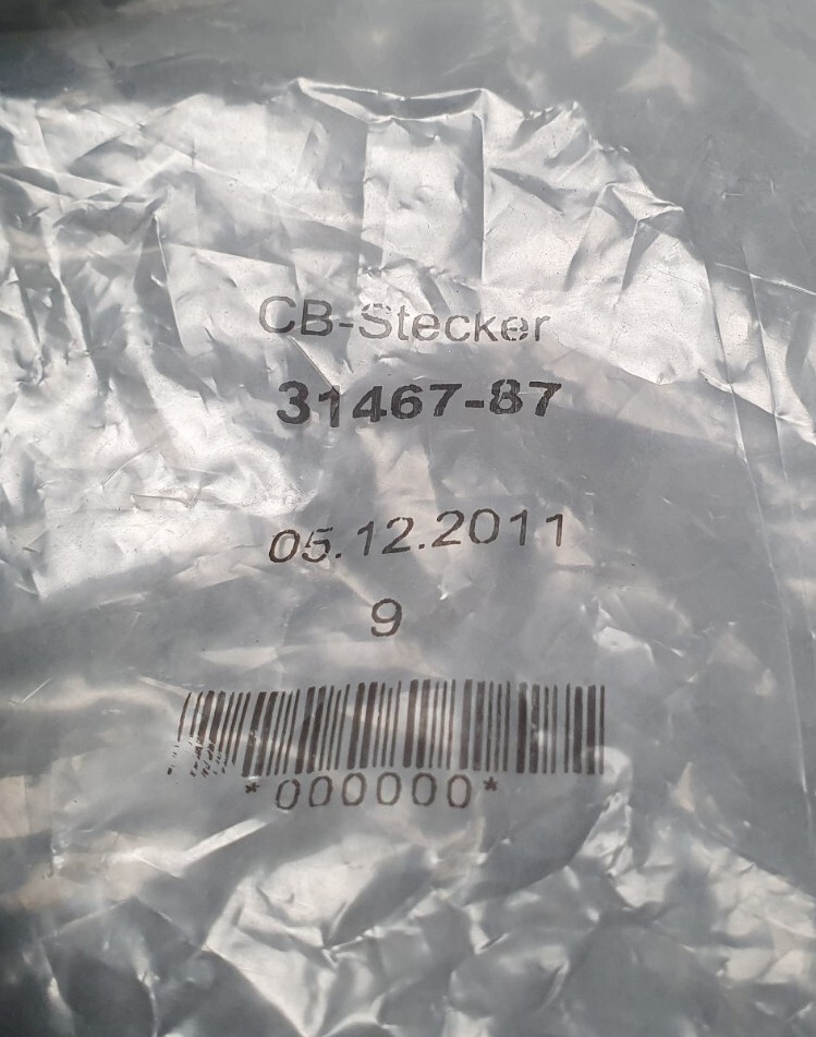 CB-Stecker 31467-87 Winkelstecker