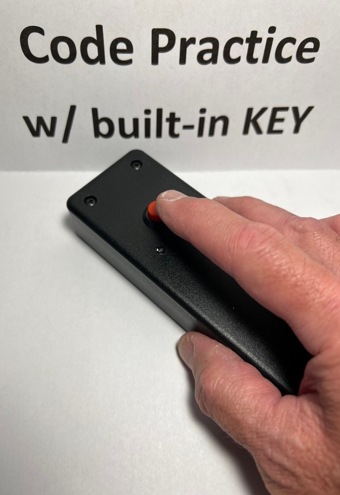 Code Practice Oscillator with BUILT IN KEY only, CW Morse, Must read ad!