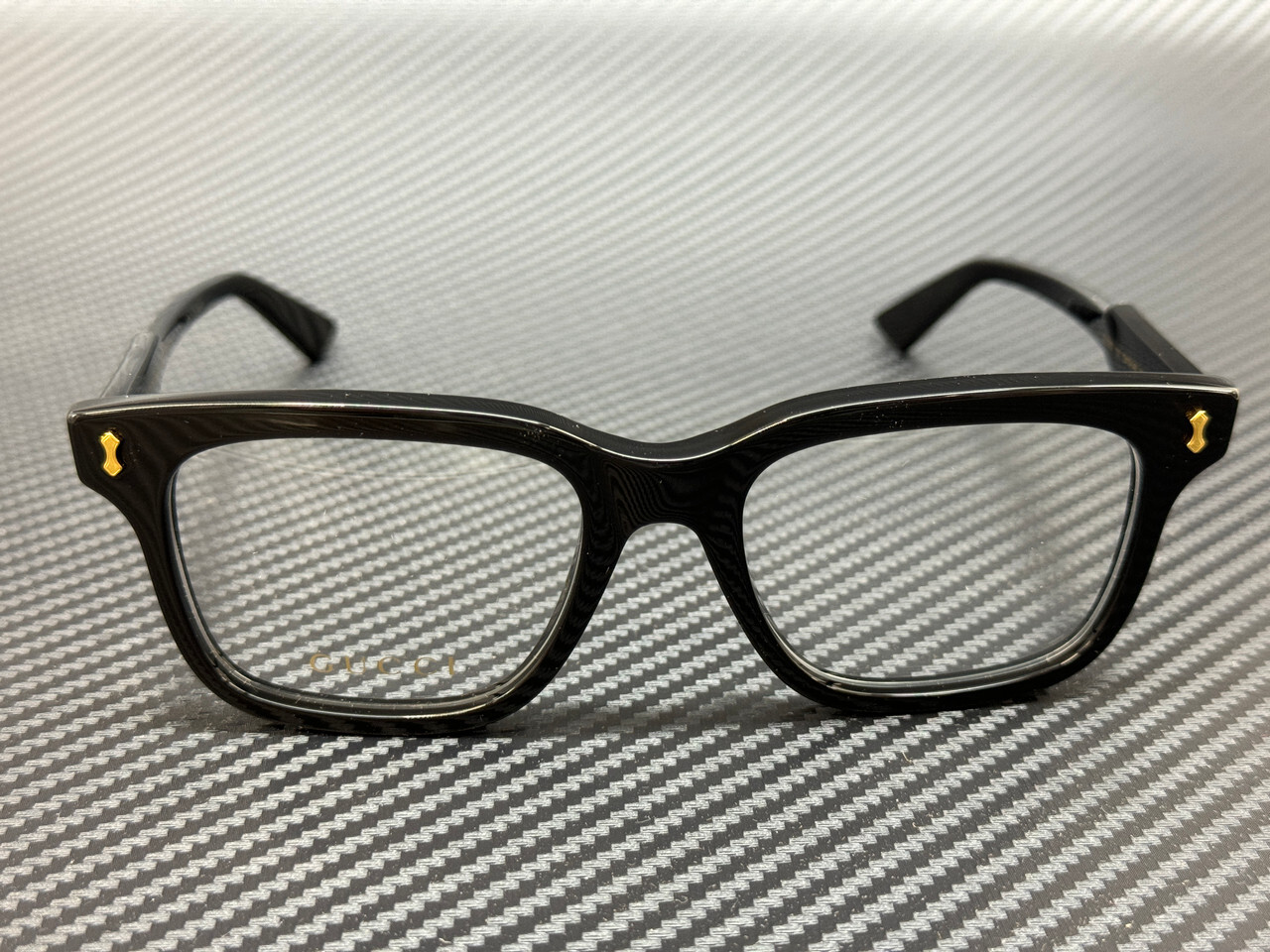 GUCCI GG1265O 001 Black Men's 52 mm Medium Eyeglasses