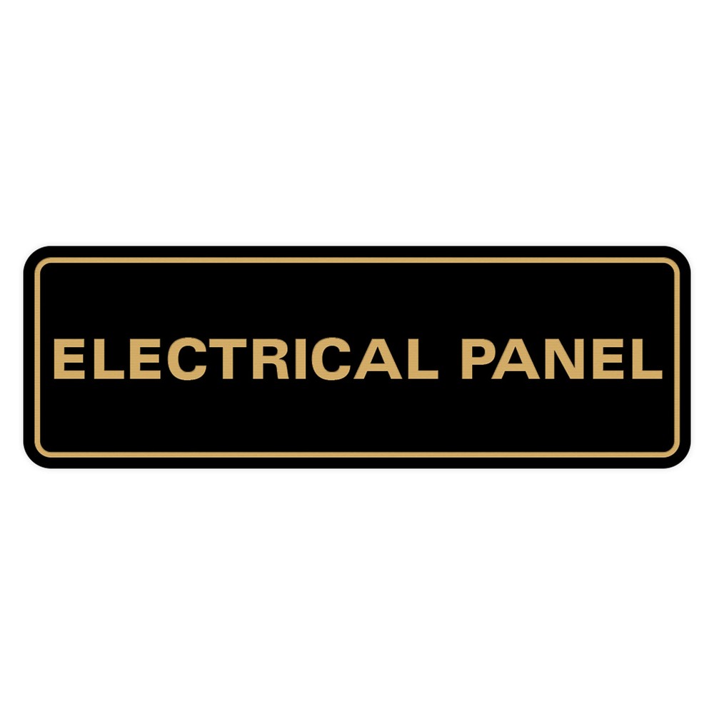 Standard Electrical Panel Sign