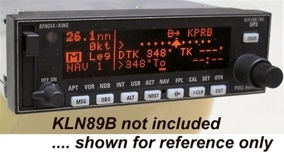 Connector kit for Bendix/King KLN89 KLN89B, with panel data jack