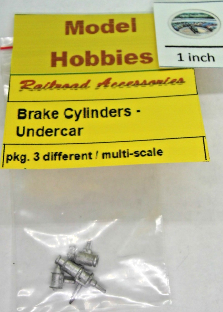 Model Hobbies HOOO Brake Cylinders, Undercar - pkg.3 Different -See Below