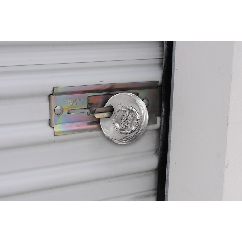 Resistant Discus Padlock Combination Lock Stainless Steel Security Storage Lock