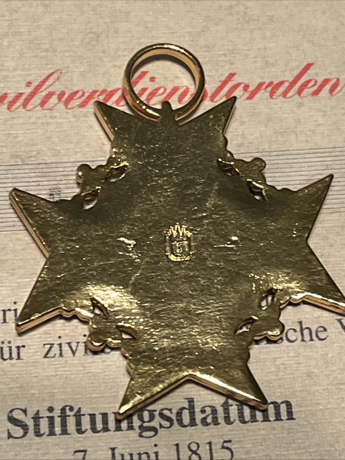 GODE - German Order of Bivilverdienst Civil Merit - 1815 - COA