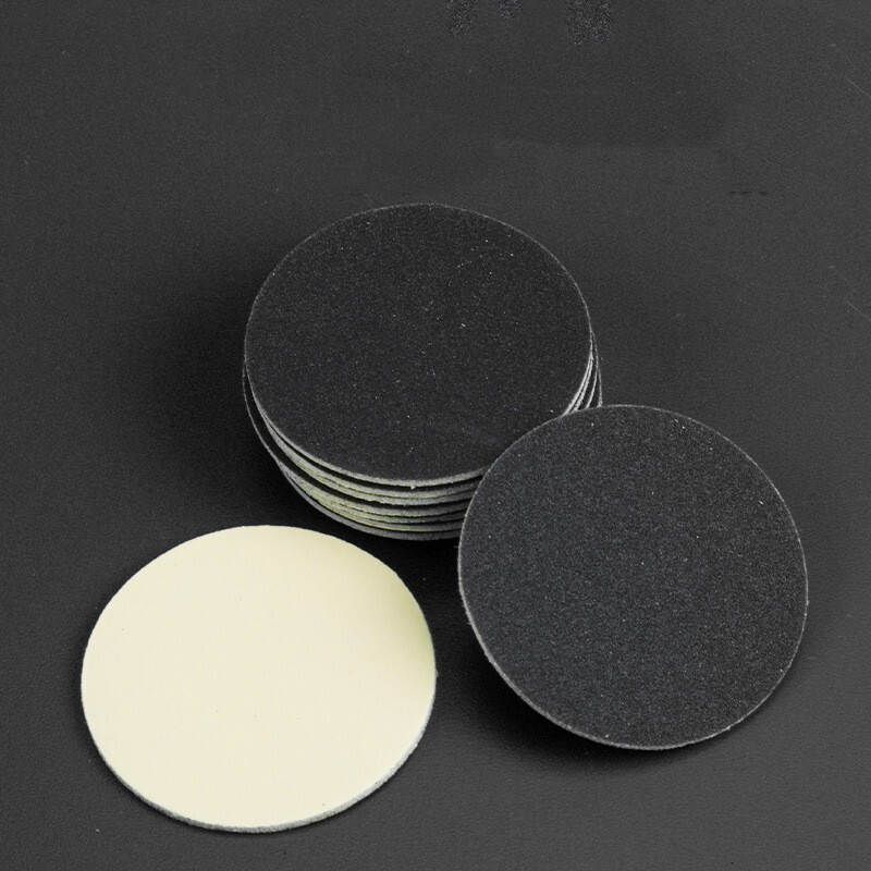 100pcs 180 Grit 15mm Sponge Pad Sanding Sponge Hook and Loop Sanding Disc