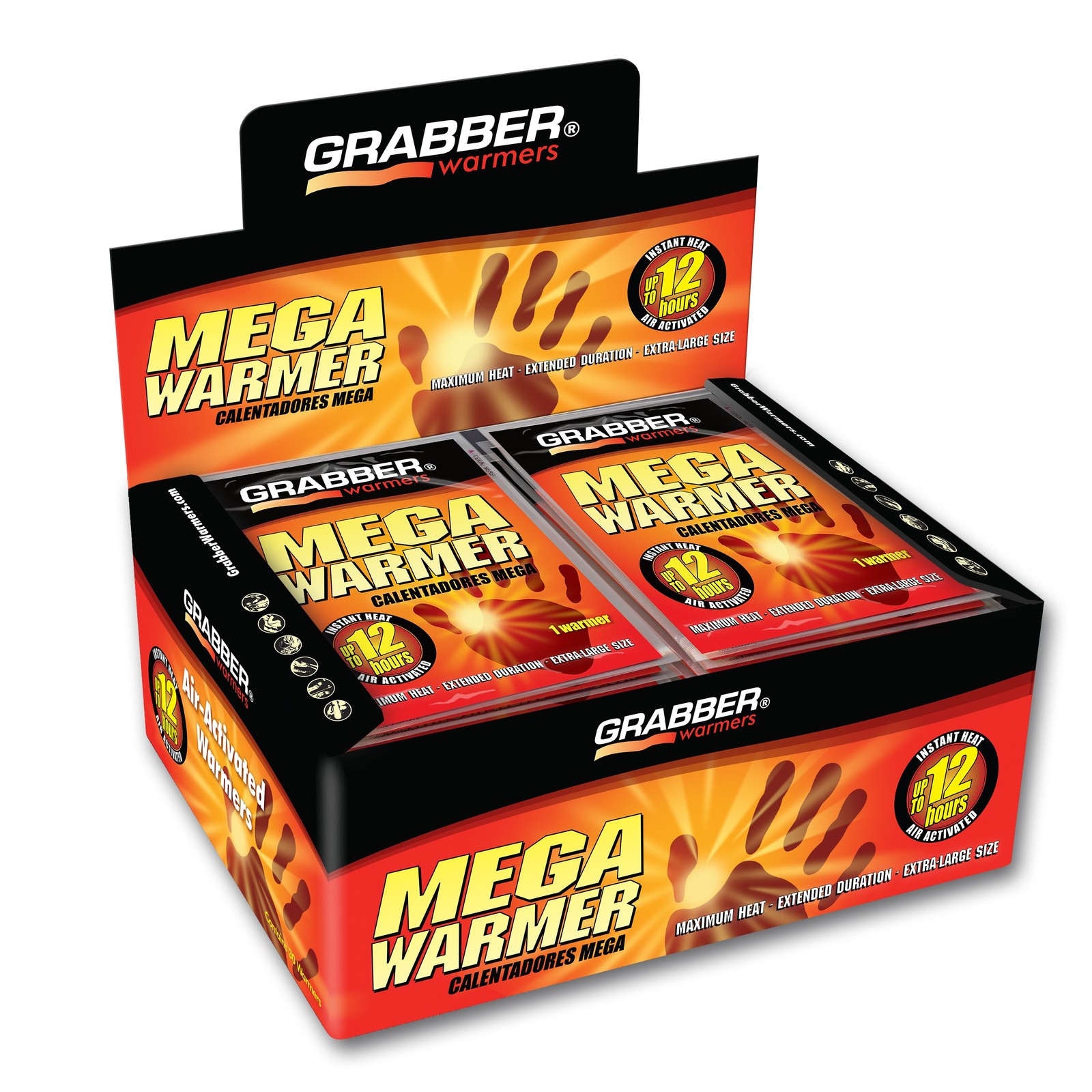 Grabber Mega Warmers - Box of 30 Warmers