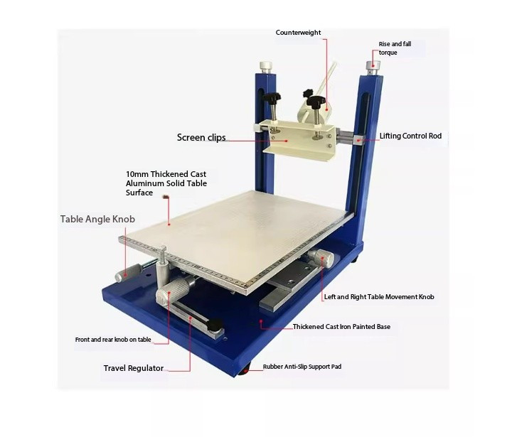 Steel Mesh Solder Paste Screen Printing Machine Screen Printing Machine