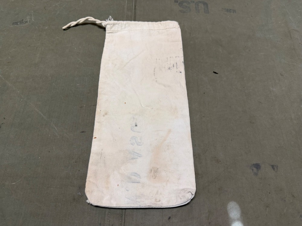 ORIGINAL WWI WWII US ARMY CLOTH PERSONAL ITEMS CARRY BAG INSERT