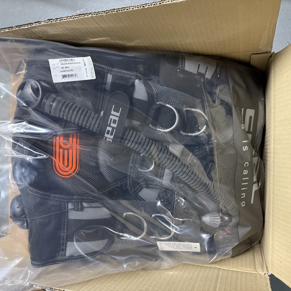 SEAC EQ-PRO Scuba Diving BCD Jacket | Size Large | Buoyancy Compensator