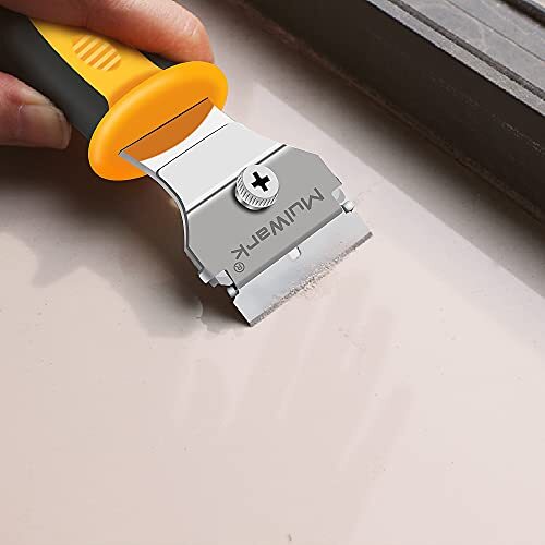 Multi-Purpose Razor Blade Scraper Set 10pcs Extra Blades Cleaning Tool - Window