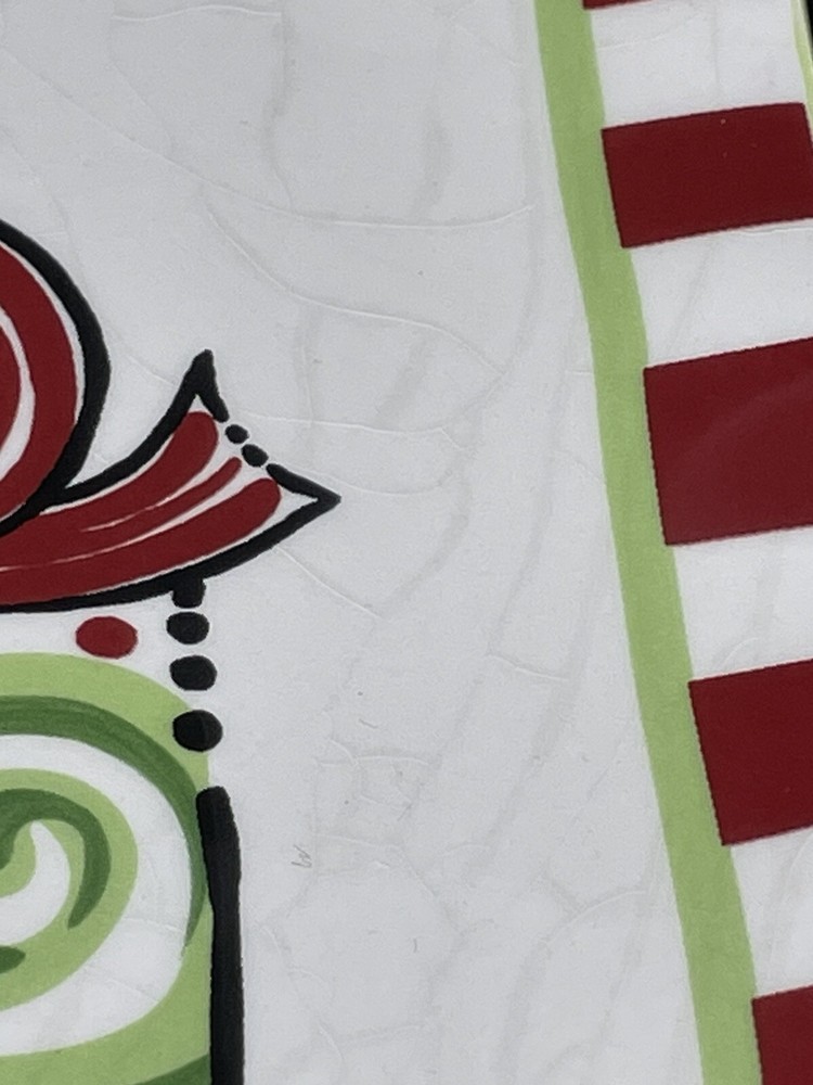 Ceramic holiday tray