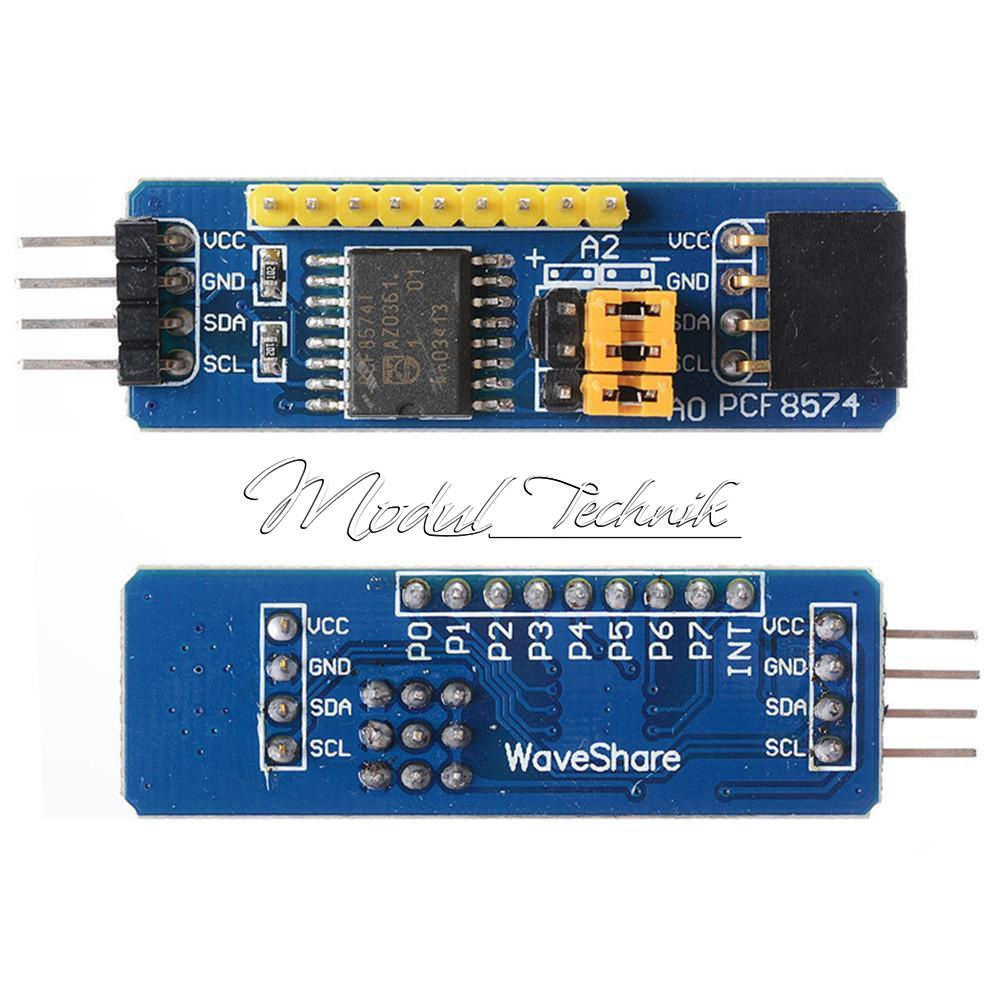 PCF8574 PCF8574T I2C 8 Bit IO GPIO Expander Module for Arduino & Raspberry Pi