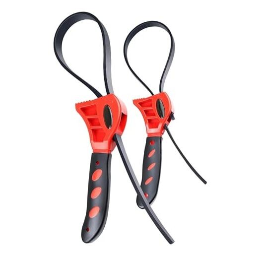 Anabiya’s Creation - 2-Pack Adjustable Rubber Strap Wrench – 6" & 8" Multi-Use