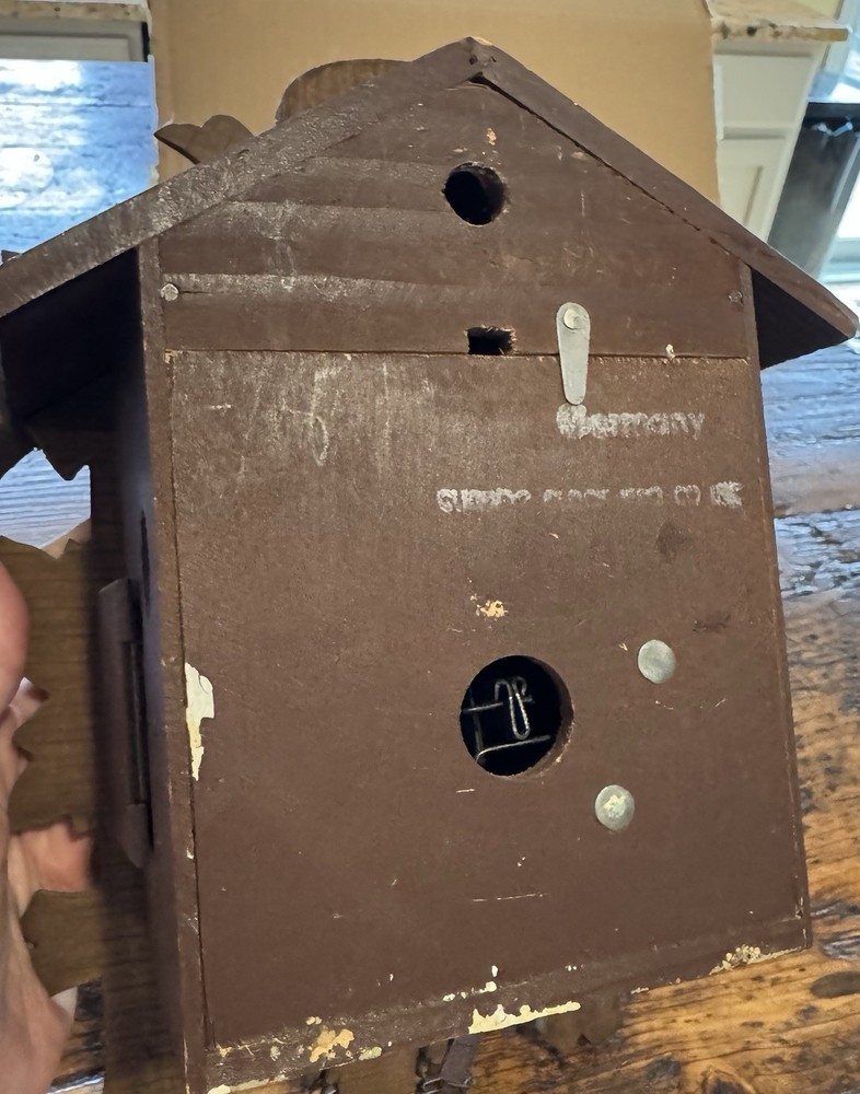 Vintage Black Forest Germany Regula Bird Cuckoo Clock