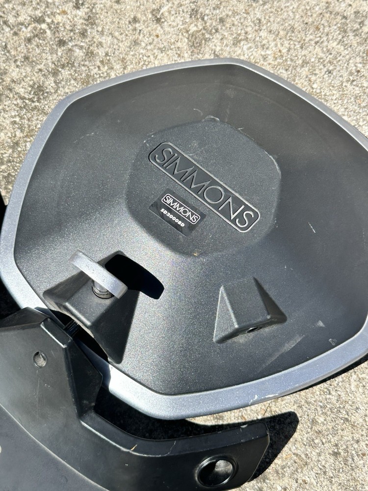 Simmons SD2000D R2334 Kick Drum Pad Mesh Head Electronic Drum Incomplete READ