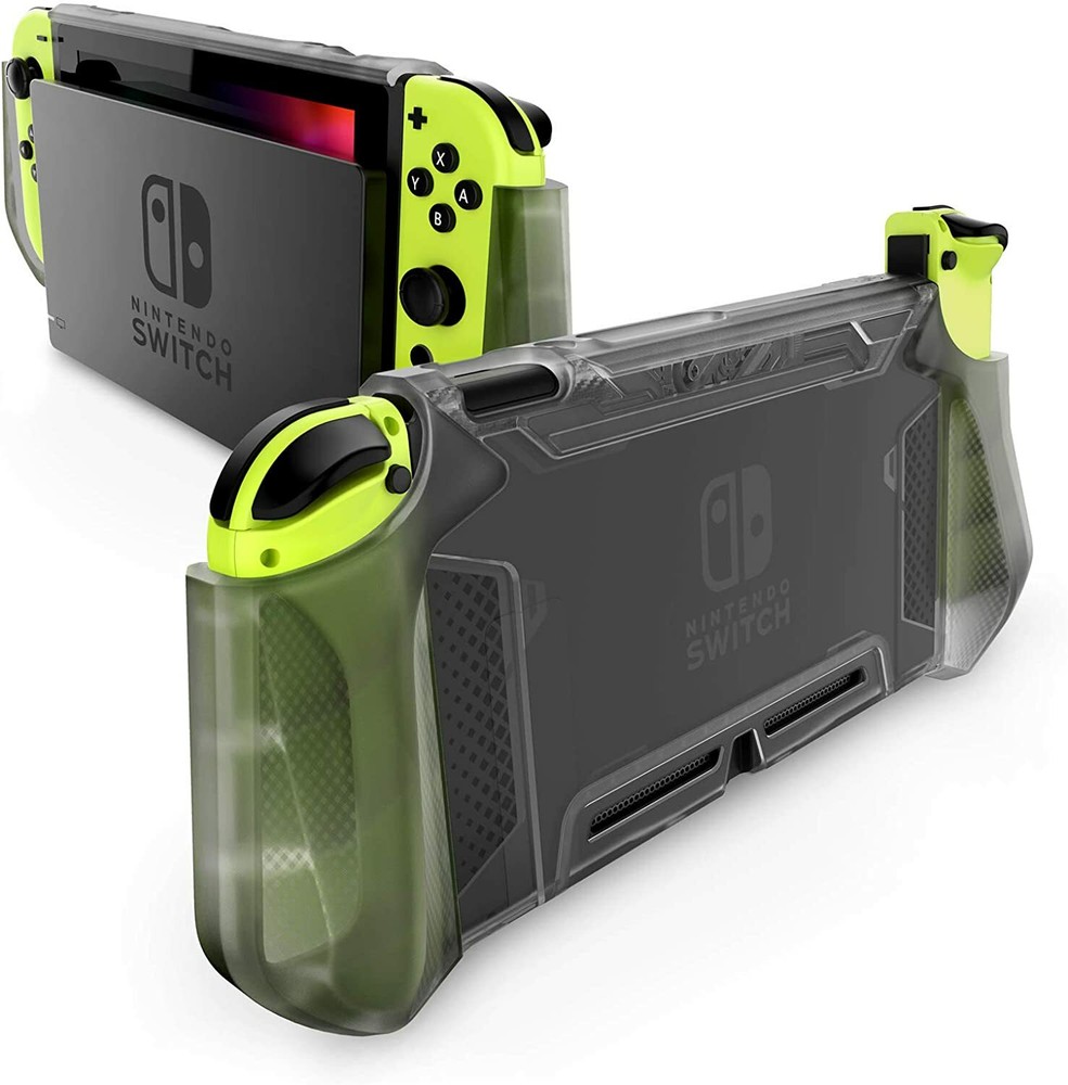 Mumba Dockable Case For Nintendo Switch Console JoyCon Controller TPU Grip Cover