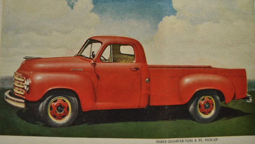 1949 Studebaker Truck Brochure Folder Pickup Dump Stake Nice Original 49