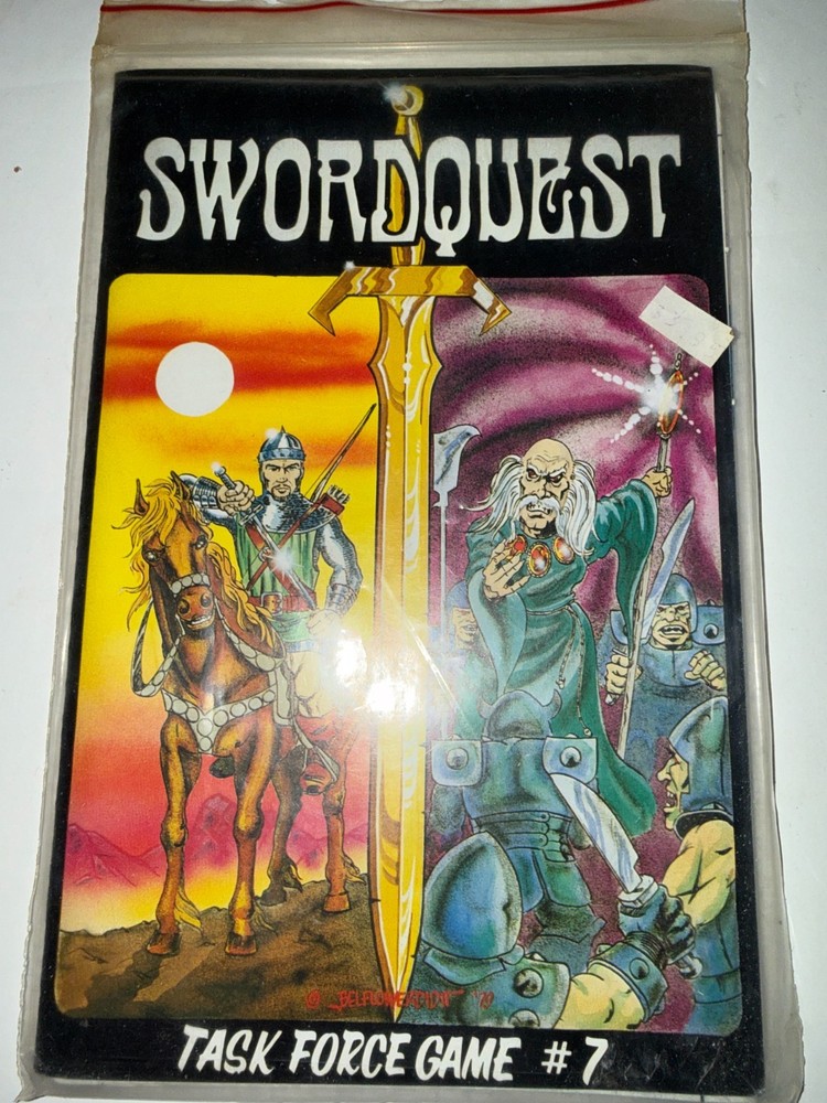 Task Force Swordquest Fantasy War Game Unpunched