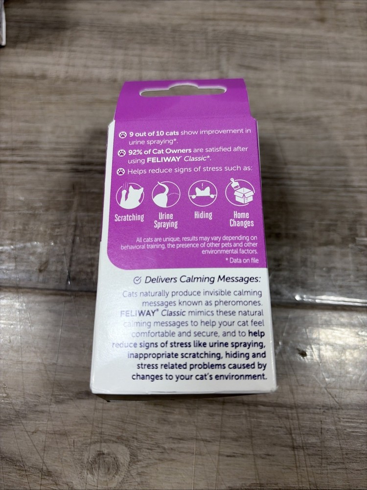 Feliway Classic Diffuser 48 ml Cat Calming Refill New In Box