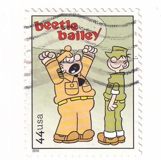 STAMP US SCOTT 4467 "Beetle Bailey" 44 CENT 2010 USED