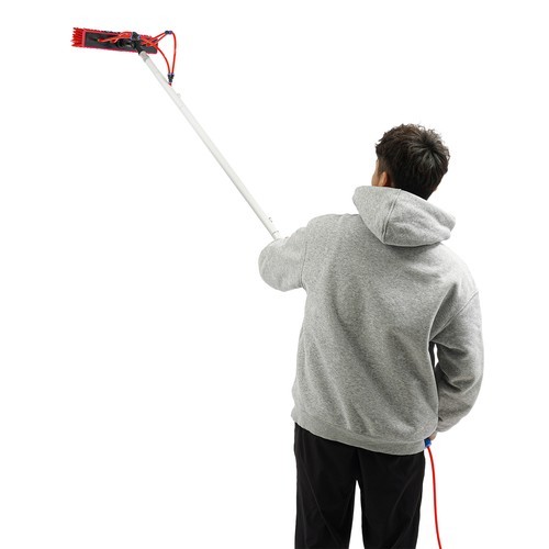 Adjustable Solar Panel Cleaning Brush with Telescopic Pole for Easy Use
