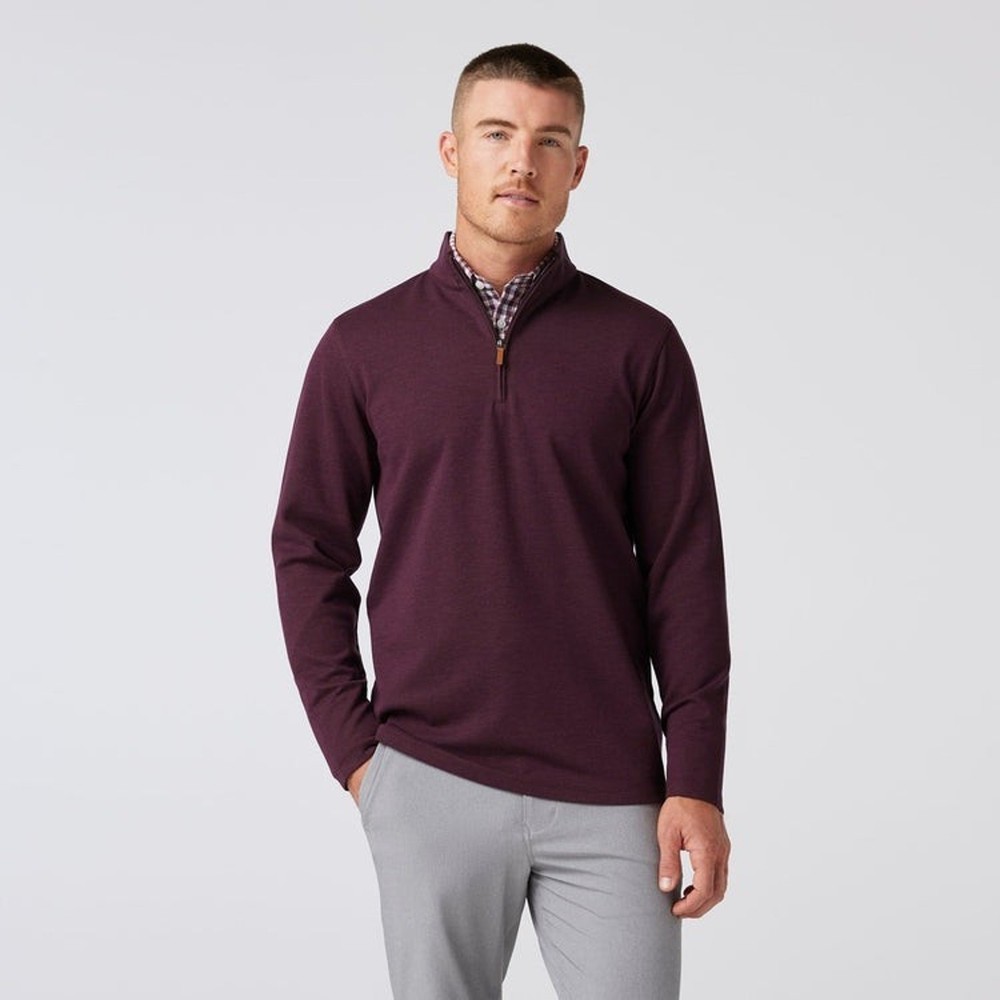 Mizzen+Main Men's KPI Quarter Zip pullover