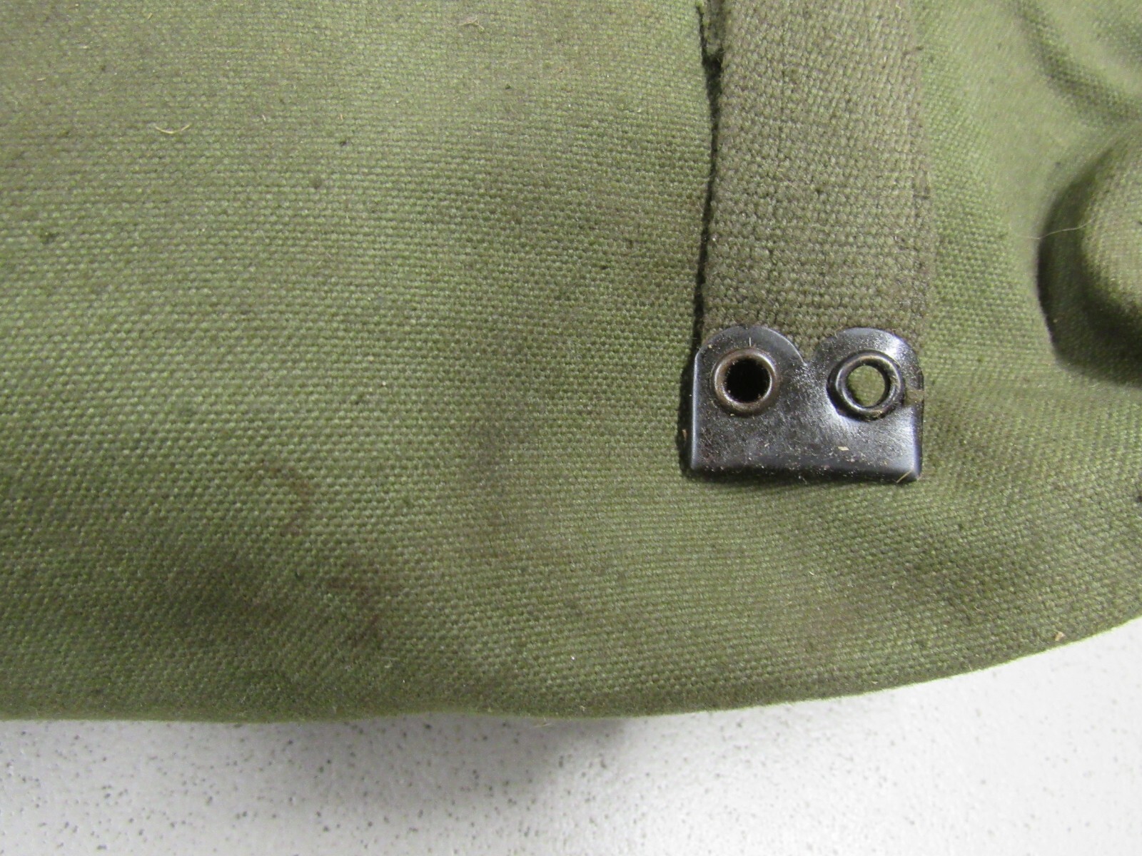 Dutch Military Web Gear Canvas Butt Pack Old Style Belt Hooks Hanger Netherlands