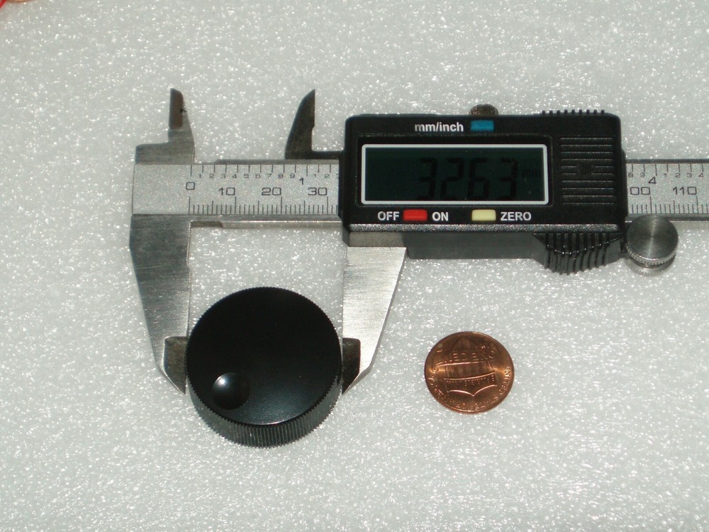 plastic Main Knob Transceiver Receiver OD 33mm for 6mm shaft